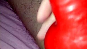 Husband in latex suit with sheath!