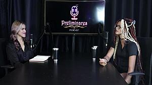 Naomi Campos In Sheer Red Lingerie