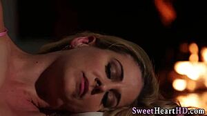 beautiful teen 18+ager lez with fingering