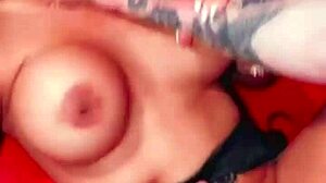 Big cock tattooed guy fucks me hardcore in stockings and high heels