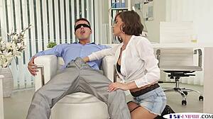 Blindfolded Bisexual Jock Sucked Before Anal