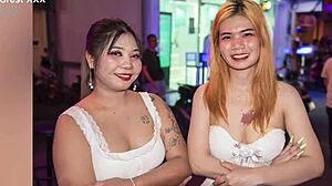 sexy asian gogo stripper teases with hot curves