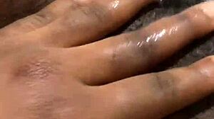 i get assfucked and creampied in homemade ebony anal play