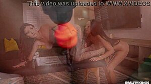 lesbian massage practice with toys and muff diving