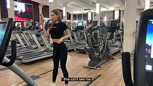 Gym Beauty Accepts Bathroom Sex Invite