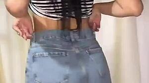 Teasing Striptease at My Stepmom's Private House