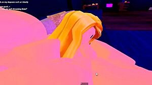 Stepmom sucks stepson's cock while father works!