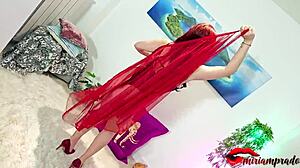 Miriam Prado's big tits in POV blowjob?