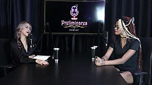 Naomi Campos In Sheer Red Lingerie