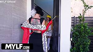 Cruella de vil dominates with brutal fucking and dirty talk in porn parody