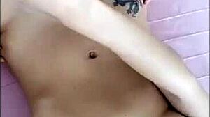 two girlfriends licking each other's pussies with toys