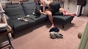 Emu Yumi's Intense Orgasm During Passionate Sex