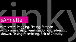 mistress destroys his asshole with rough pegging