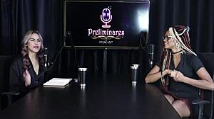 Naomi Campos In Sheer Red Lingerie