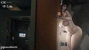 mei gets fucked by big black cock in hentai