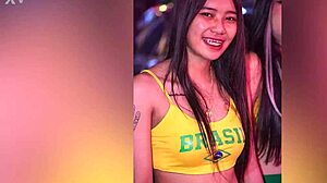 sexy asian gogo stripper teases with hot curves