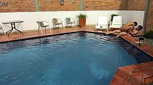 On vacation, am I doing naughty things with my step-nephew at the pool?