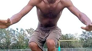 hey roommate, isn’t it good to just watch and workout together like this?