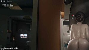 mei gets fucked by big black cock in hentai