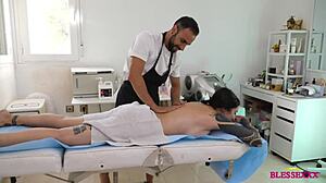 busty married milf teacher gets huge bareback massage