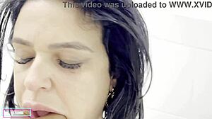 My slutty neighbor almost died trying to give her pussy