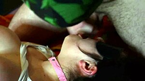 Sloppy Hungarian Domination Leaves Huge Cum on Face!