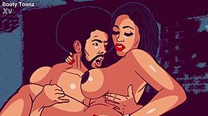 Ebony Moriah Bounces Big Butt