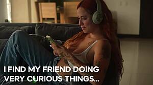 hey, caught my roommie on virtual sex, now we’re getting it on