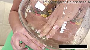 Explosive Piss Streams in Close-Up Action