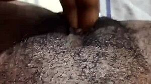 i get assfucked and creampied in homemade ebony anal play