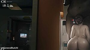 mei gets fucked by big black cock in hentai