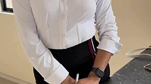 Novice Realtor Fucks Client to Seal First Sale!