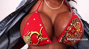 ebony mystique dominates with rough fucking on pleasure machine 😏🔥