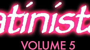 busty sophia lomeli models corset in spicy latin style