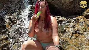 Slut Gets Double Penetration in Outdoor Humiliation