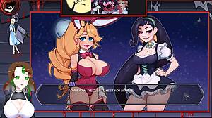 Hot Sexy Teacher Sucks In Bunny Costume!