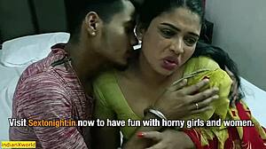TV Mechanic Bangs Big Tits Divorced Bengali Bhabhi