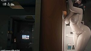 mei gets fucked by big black cock in hentai