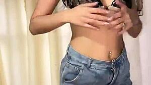 Teasing Striptease at My Stepmom's Private House