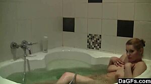 Dagfs Masturbation And Cock-Sucking In Hot Bathtub