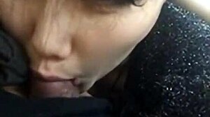 Pretty Asian Teen 18+ Girl Gives Hot Blowjob