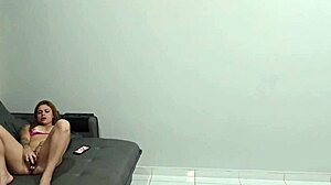 Caught Masturbating, Young Latina Calls Neighbor for Hard Fuck with Toys!