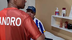 Skinny Beautiful Black Couple In Rough Anal Costume Fuck.