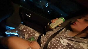 Hint of Multiple Squirting Orgasms in Public Outdoor Creampie