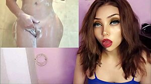 Stepmother Invites Stepson to Shower for Creampie