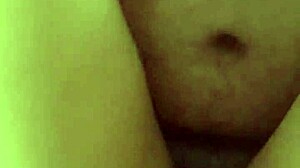 Feeling passion with hairy pussy and cum