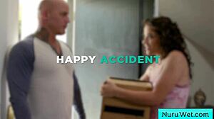 curly teen brunette, how's that wet pussy rub feel?