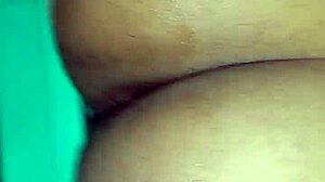 latina trans sucks cock then gets anal fucked in kitchen close-up