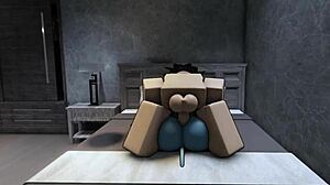 Having Rough Sex With Hot Demon In Cowgirl Position!