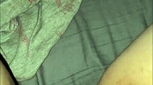 Late night pussy play with petite teen reaching intense orgasm.